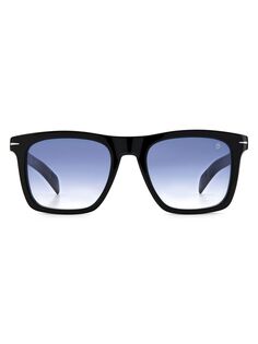 Квадратные солнцезащитные очки 51 мм David Beckham, черный