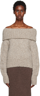 Серо-коричневый свитер Carlota Paloma Wool