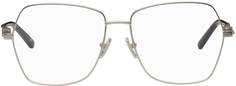 Серебряные матовые очки Balenciaga