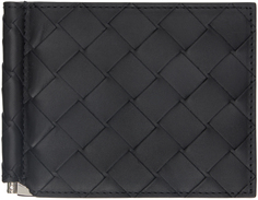 Черный бумажник с клипсой Bill Bottega Veneta