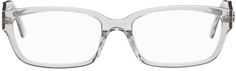 Серые прямоугольные очки Balenciaga