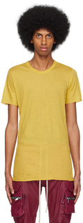 Желтая базовая футболка Rick Owens