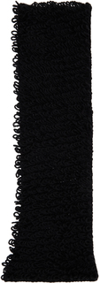 Черный вязаный шарф с петлей Ernest W. Baker