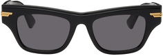 Черные солнцезащитные очки «кошачий глаз» Mitre Bottega Veneta