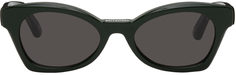 Зеленые солнцезащитные очки «кошачий глаз» Balenciaga