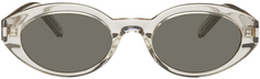 Бежевые солнцезащитные очки SL 567 Saint Laurent