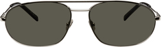 Серебряные солнцезащитные очки SL 561 Saint Laurent