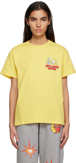 Желтая футболка \Slippery When Wet\&quot;&quot; Sky High Farm Workwear