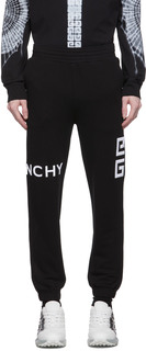 Черные брюки для отдыха с вышивкой 4G Givenchy