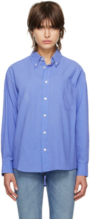 Синяя полосатая рубашка Dunst