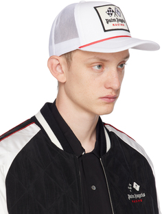 Белая кепка с вышивкой MoneyGram Haas F1 Edition Palm Angels