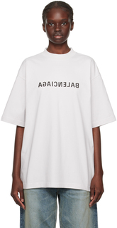 Balenciaga Off-White Зеркальная футболка