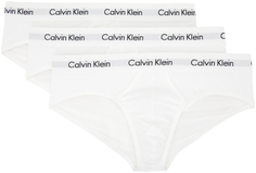 Комплект из трех белых трусов Calvin Klein Underwear