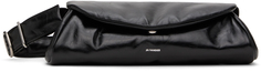 Черный - Утепленная сумка Grande Cannolo Jil Sander