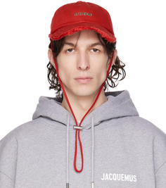 Красный - Кепка Le Raphia La Casquette Artichaut Jacquemus