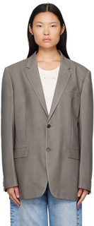 Серый легкий пиджак Maison Margiela