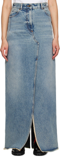 Синяя джинсовая макси-юбка DARKPARK Emma