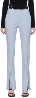 Off-White Синие базовые брюки