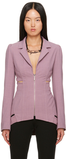 Фиолетовый пиджак KNWLS Edition Jean Paul Gaultier