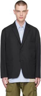 Черный однобортный пиджак Comme des Garçons