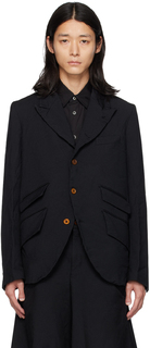 Черный - Черный пиджак с остроконечными лацканами Comme des Garcons Comme des Garçons