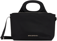 Черная сумка-мессенджер 2-в-1 среднего размера SPENCER BADU