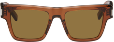 Коричневые солнцезащитные очки SL 469 Коричневые Saint Laurent