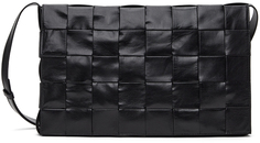 Черная сумка-мессенджер с кассетой Bottega Veneta