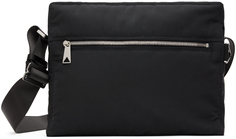 Черная стеганая сумка-мессенджер Bottega Veneta