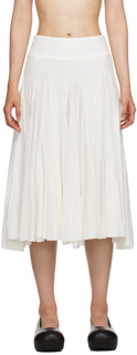 Эдвард Каминг Белая юбка со вставками Edward Cuming
