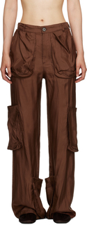 Эдвард Каминг Коричневые брюки с карманами Edward Cuming