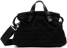 Черная текстурированная сумка-мессенджер Yashiki Edition master-piece