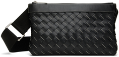 Черная сумка-трансформер Intrecciato Bottega Veneta