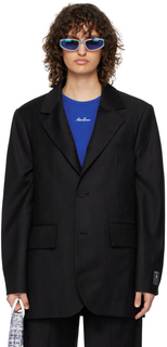 Черный однобортный пиджак ADER error
