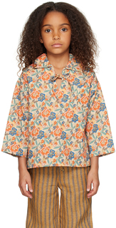 Детская разноцветная блузка с артишоками Caramel
