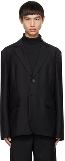 Черный однобортный пиджак Acne Studios