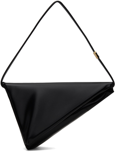 Черная треугольная сумка Prisma Marni