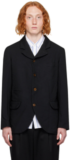 Черный пиджак на пуговицах Comme des Garçons