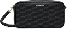 Черная фирменная сумка для фотоаппарата среднего размера Balenciaga