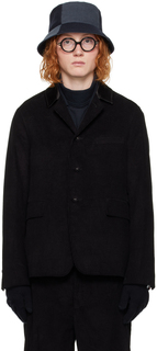 Черный пиджак с тремя пуговицами Thom Browne