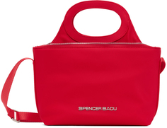 Красная маленькая сумка-мессенджер 2-в-1 SPENCER BADU