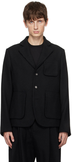 Черный пиджак с накладными карманами ADER error