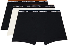 Комплект из трех черно-белых боксеров Heron Preston