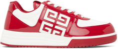 Красно-белые кроссовки G4 Givenchy