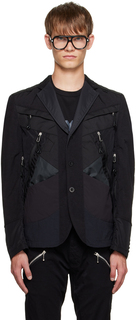 Черный пиджак со вставками Junya Watanabe