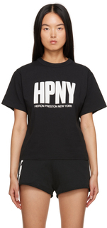 Черная футболка HPNY Heron Preston