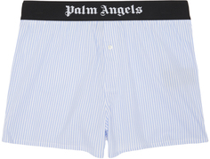 Боксеры Palm Angels в сине-белую полоску