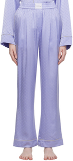 alexanderwang.t Синие пижамные брюки со складками