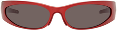 Красные солнцезащитные очки с запахом Balenciaga
