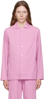 Розовая пижамная рубашка на пуговицах Фиолетовый розовый Фиолетовый Tekla